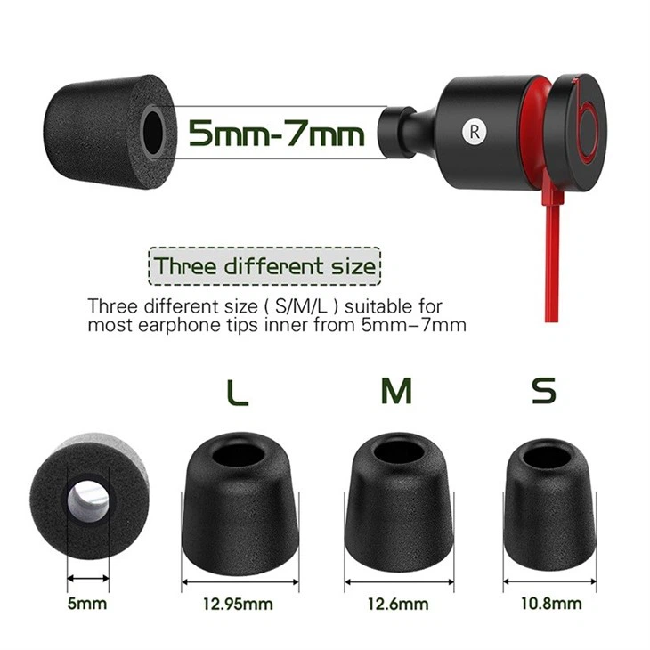 4.9mm Memory Foam Earphone Tips